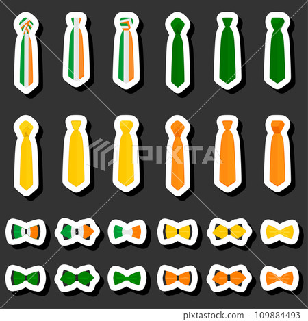 Beautiful illustration on theme of celebrating annual holiday St. Patrick's Day Beautiful illustration on theme of celebrating annual holiday St. Patrick's Day 109884493