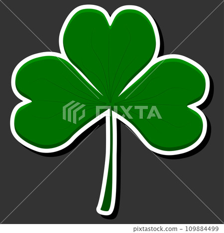 Beautiful illustration on theme of celebrating annual holiday St. Patrick's Day 109884499