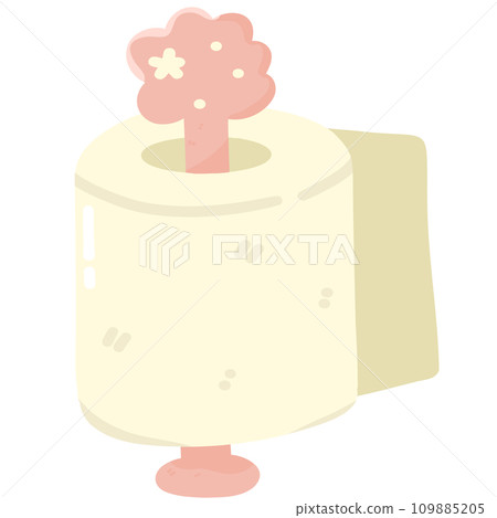 Tissue Paper Roll Cute Design 109885205