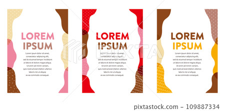 Hand drawn geometric pattern valentine greeting card template Hand drawn geometric pattern valentine greeting card template 109887334