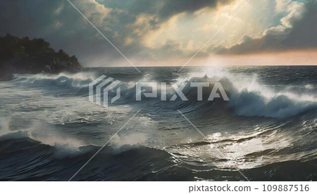 洶湧的大海 109887516