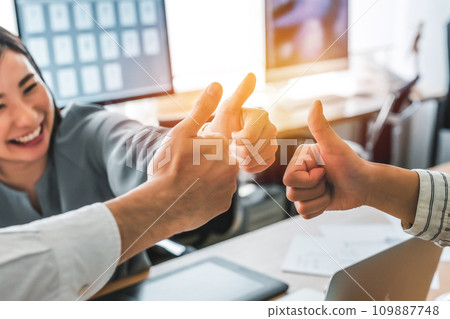 people working in creative workplaces 109887748