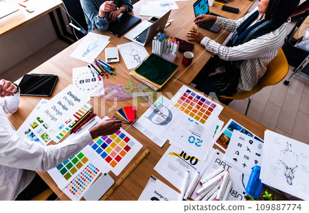 people working in creative workplaces 109887774