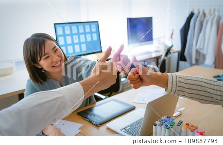 people working in creative workplaces 109887793