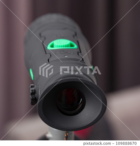 A military monocular with a large radius of action. 109888670