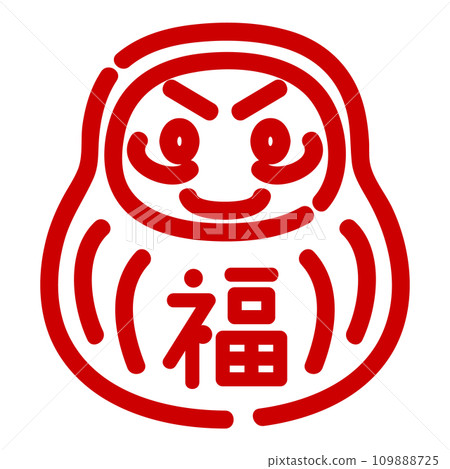 達摩圖 XCTRL開運達摩無框畫(黑白兩色)