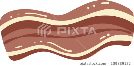 cooked Bacon illustration cooked Bacon illustration 109889122