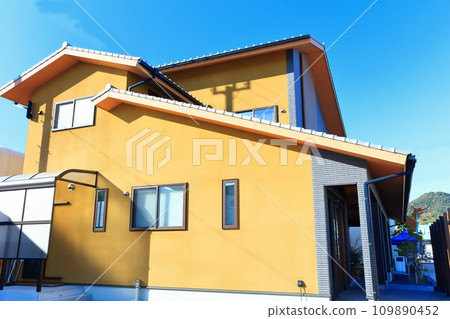 Image of newly built house/single-family house (model house) 109890452