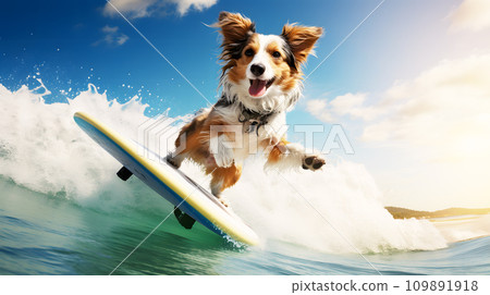 狗狗衝浪 109891918