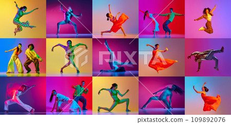 Dance Collage Background