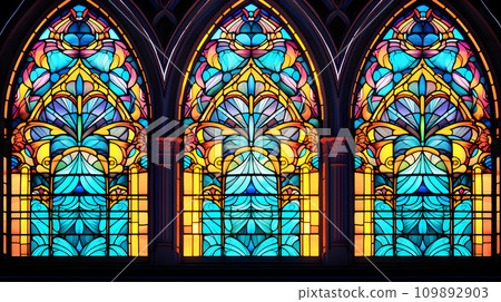 Stained glass Stained glass 109892903
