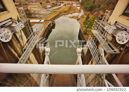 Downstream from the top of Haji Dam 109892922