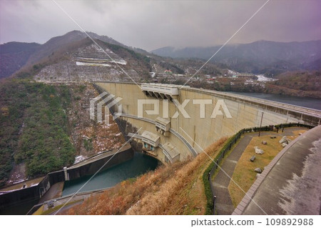 Embankment of Nukui Dam 109892988