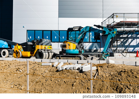 Logistics facility construction site Logistics facility construction site 109893148