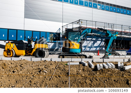 Logistics facility construction site Logistics facility construction site 109893149