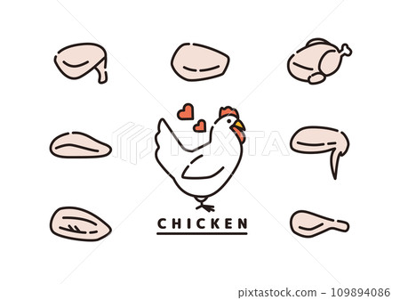 雞肉生肉 雞肉生肉 109894086