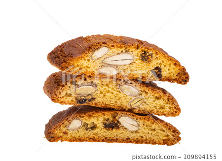 Italian biscotti cookies isolated 109894155