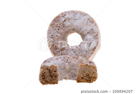 Shortbread (Polvoron) isolated 109894207