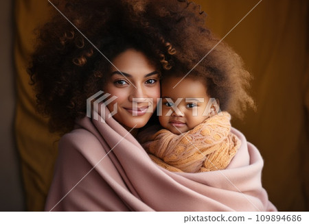 mother holding baby during family day mother holding baby during family day 109894686