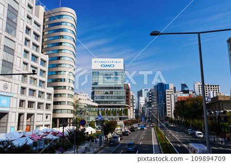 Scenery around Omotesando Station, Aoyama, Tokyo Scenery around Omotesando Station, Aoyama, Tokyo 109894709