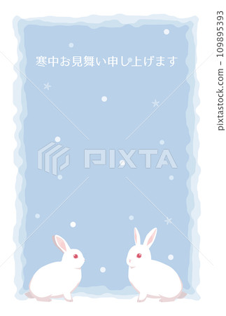冬天問候兔 冬天問候兔 109895393