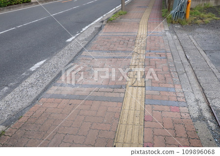 Damaged interlocking trail 109896068