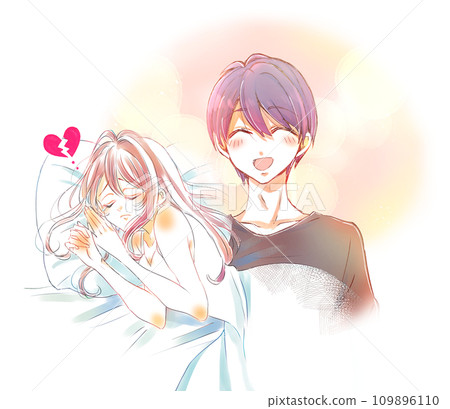 A woman crying for a man 109896110