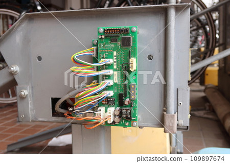 Bicycle parking lot control board Bicycle parking lot control board 109897674