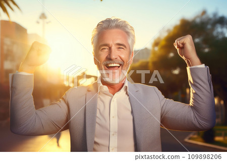 Golden Years of Success: A Joyful Entrepreneur 109898206