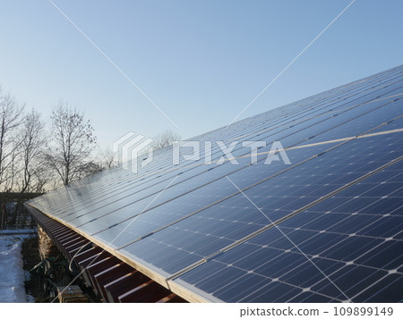 Close-Up of a Solar Panel 109899149