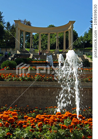 Cascade staircase in the city of Kislovodsk. 109899630