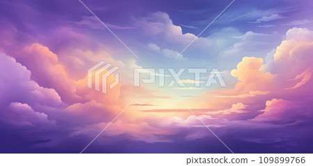 clouds of various colors background clouds of various colors background 109899766