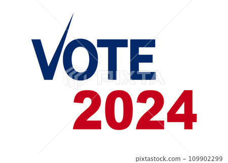 2024 Presidential election day in USA, november 5, card design. Vote for your future 2024 Presidential election day in USA, november 5, card design. Vote for your future 109902299