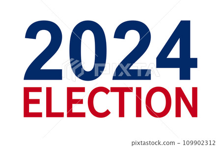 2024 Presidential election day in USA, november 5, card design. Vote for your future 2024 Presidential election day in USA, november 5, card design. Vote for your future 109902312