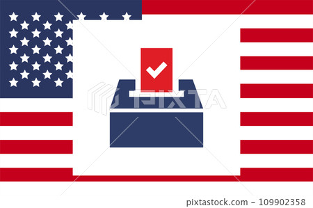 2024 Presidential election day in USA, november 5, card design. Vote for your future 2024 Presidential election day in USA, november 5, card design. Vote for your future 109902358