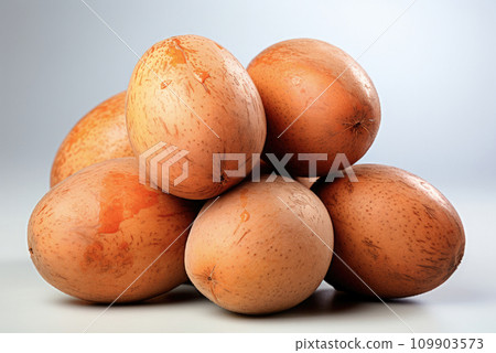 Fresh organic tropical sapodilla fruit Fresh organic tropical sapodilla fruit 109903573