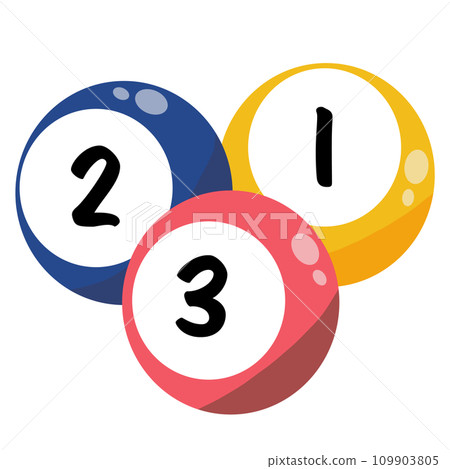 set of billiard balls set of billiard balls 109903805