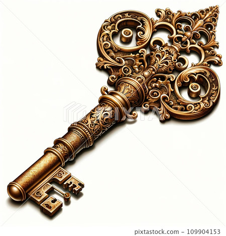 antique key ① antique key ① 109904153