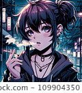 晚上在後巷抽煙的女人 109904350