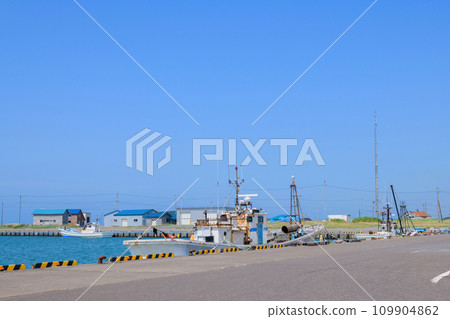 Bakkai, a small fishing port in northern Hokkaido Bakkai, a small fishing port in northern Hokkaido 109904862