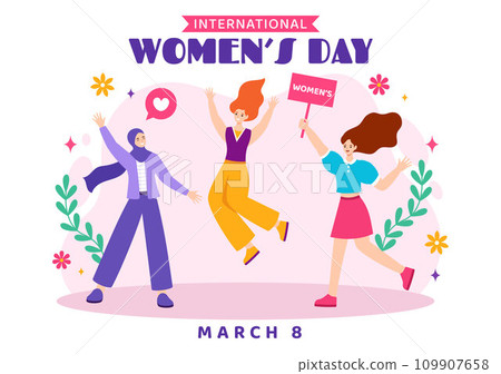 International Women's Day Vector Illustration on March 8 to Celebrate the Achievements and Freedom of Women in Flat Cartoon Background Design International Women's Day Vector Illustration on March 8 to Celebrate the Achievements and Freedom of Women in Flat Cartoon Background Design 109907658