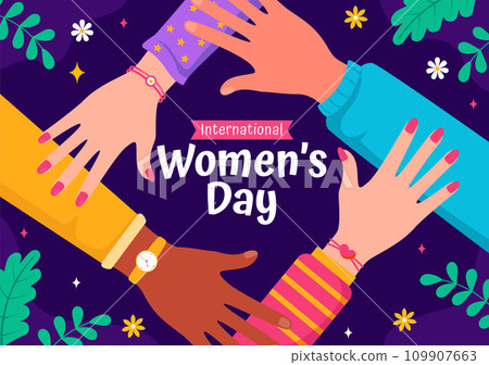 International Women's Day Vector Illustration on March 8 to Celebrate the Achievements and Freedom of Women in Flat Cartoon Background Design International Women's Day Vector Illustration on March 8 to Celebrate the Achievements and Freedom of Women in Flat Cartoon Background Design 109907663