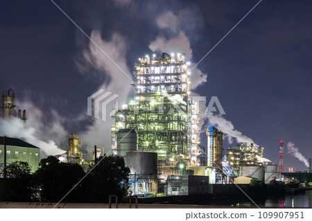 [Kanagawa Prefecture] Factory night view, Kawasaki Ogimachi 109907951
