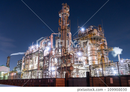 [Kanagawa Prefecture] Factory night view/Kawasaki Chidori-cho 109908030