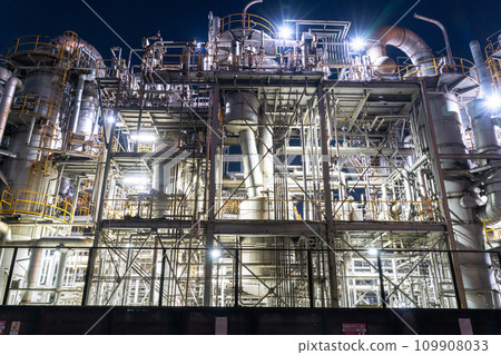 [神奈川縣]工廠夜景/川崎千鳥町 109908033