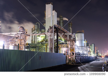 [神奈川縣]工廠夜景/川崎千鳥町 109908090