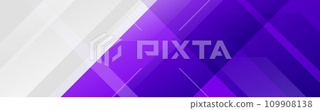 Purple and gray diagonal line footer design. Abstract horizontal sport background. Wide sporty banner template for presentation, footer, header, poster. Gradient geometric shape wallpaper. Vector Purple and gray diagonal line footer design. Abstract horizontal sport background. Wide sporty banner template for presentation, footer, header, poster. Gradient geometric shape wallpaper. Vector 109908138