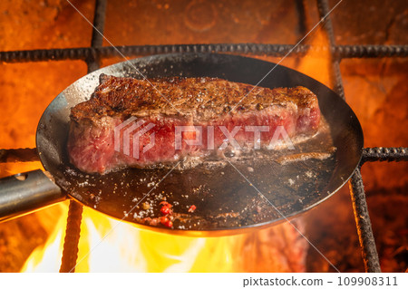 野牛排：在戶外烤牛排 109908311