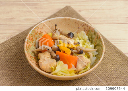 stewed chicken and vegetables stewed chicken and vegetables 109908644
