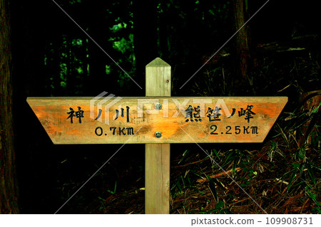 神野川森林道路路標 神野川森林道路路標 109908731